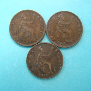Victoria, 1865,75,77 Pence - Image 2