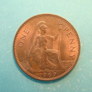Elizabeth II, 1966,67, Pence - Image 2