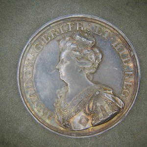 Anne, 1707, AR47, Mint State Union Medal - Image 1