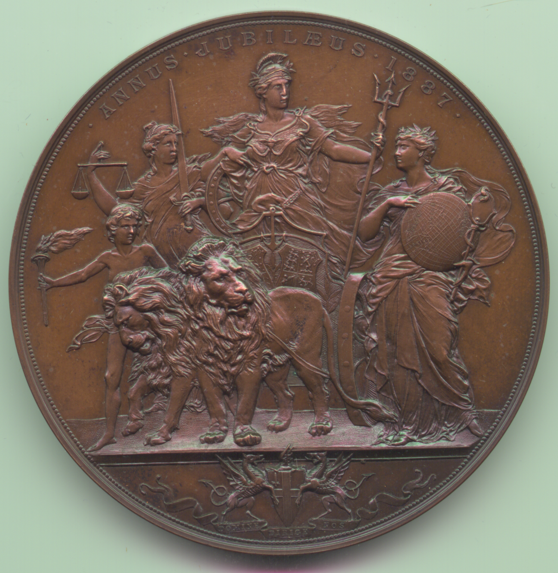 Victoria, 1887, AE80 - Image 2