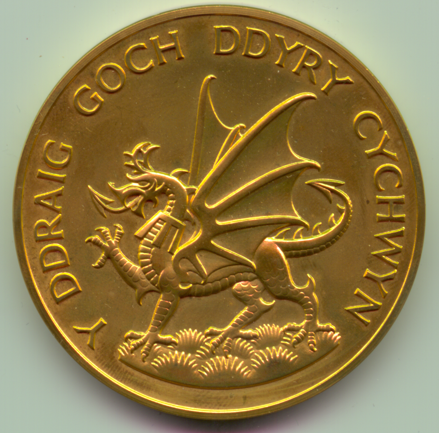 Charles III, 1969, AE58 Gilt - Image 2