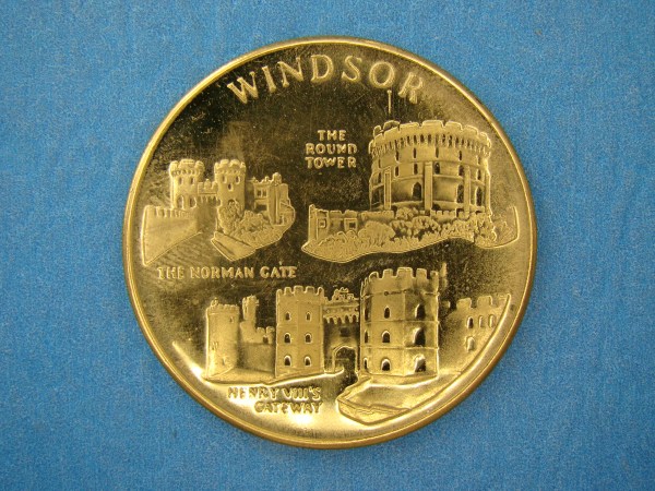 Windsor Castle, ND, AE40Gilt