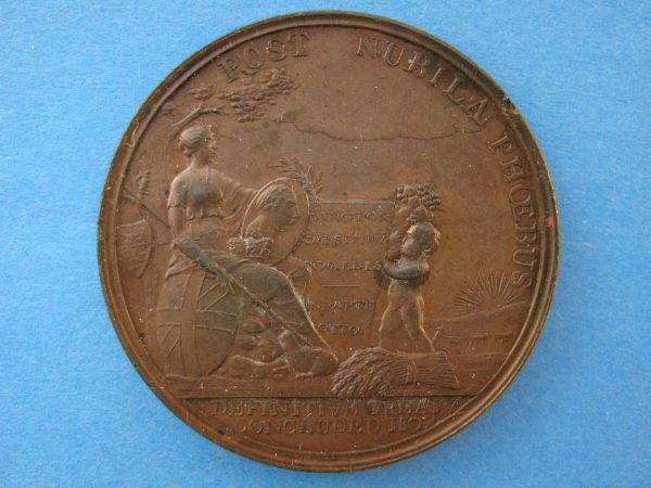 Peace of Amiens, 1802, AE39