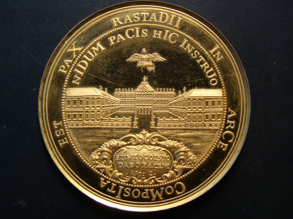 Margrave Louis William, 1955, Tricentenary of Birth, GOLD MEDAL