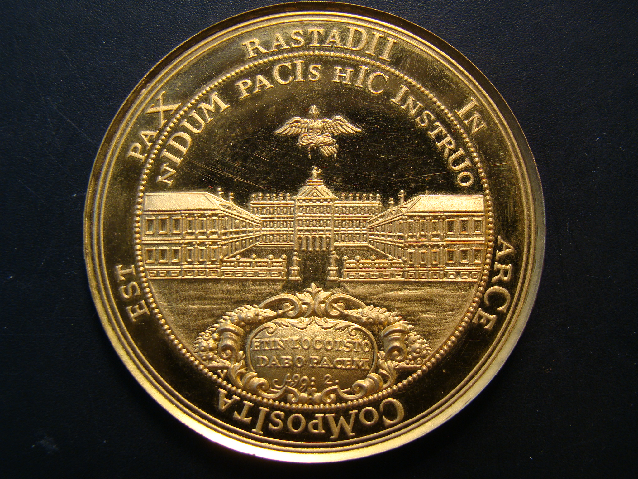 Margrave Louis William, 1955, Tricentenary of Birth, GOLD MEDAL - Image 2
