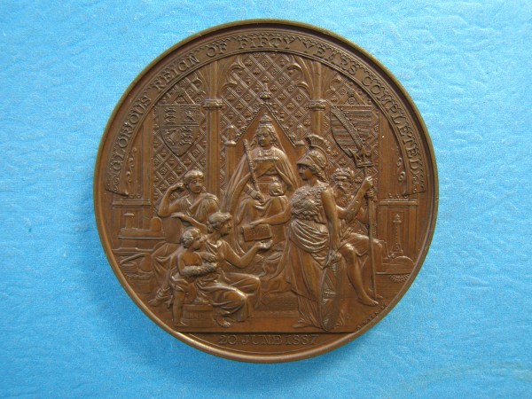 Victoria, 1887, AE64, Golden Jubilee