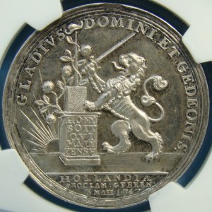 WILLIAM PR. OF ORANGE, AR37, 1747 FINEST KNOWN EXAMPLE - Image 2