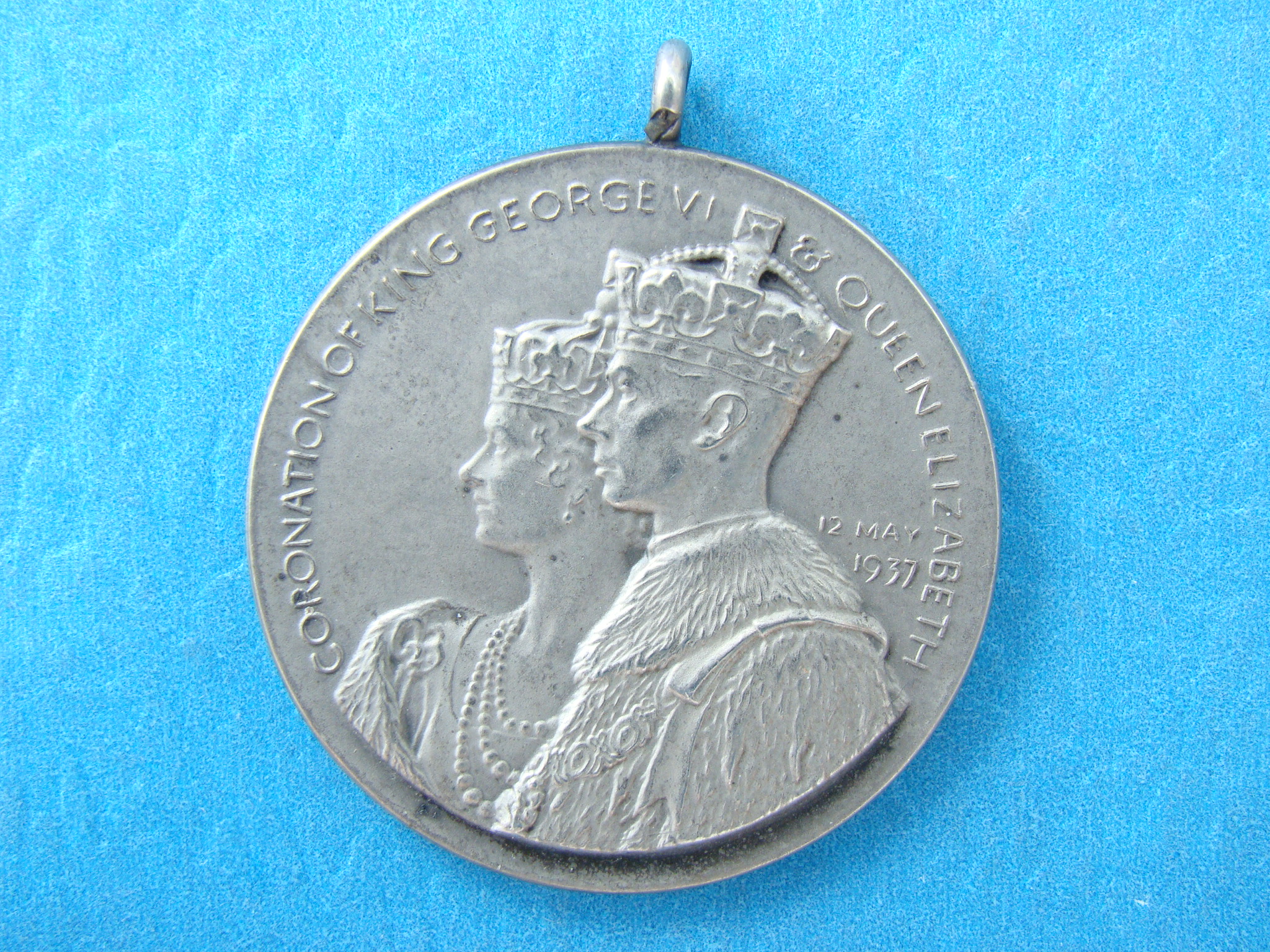 George VI, 1937, Ae35 Silvered - Image 1