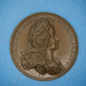 George I, 1717, AE46 - Image 1