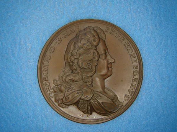 George I, 1717, AE46