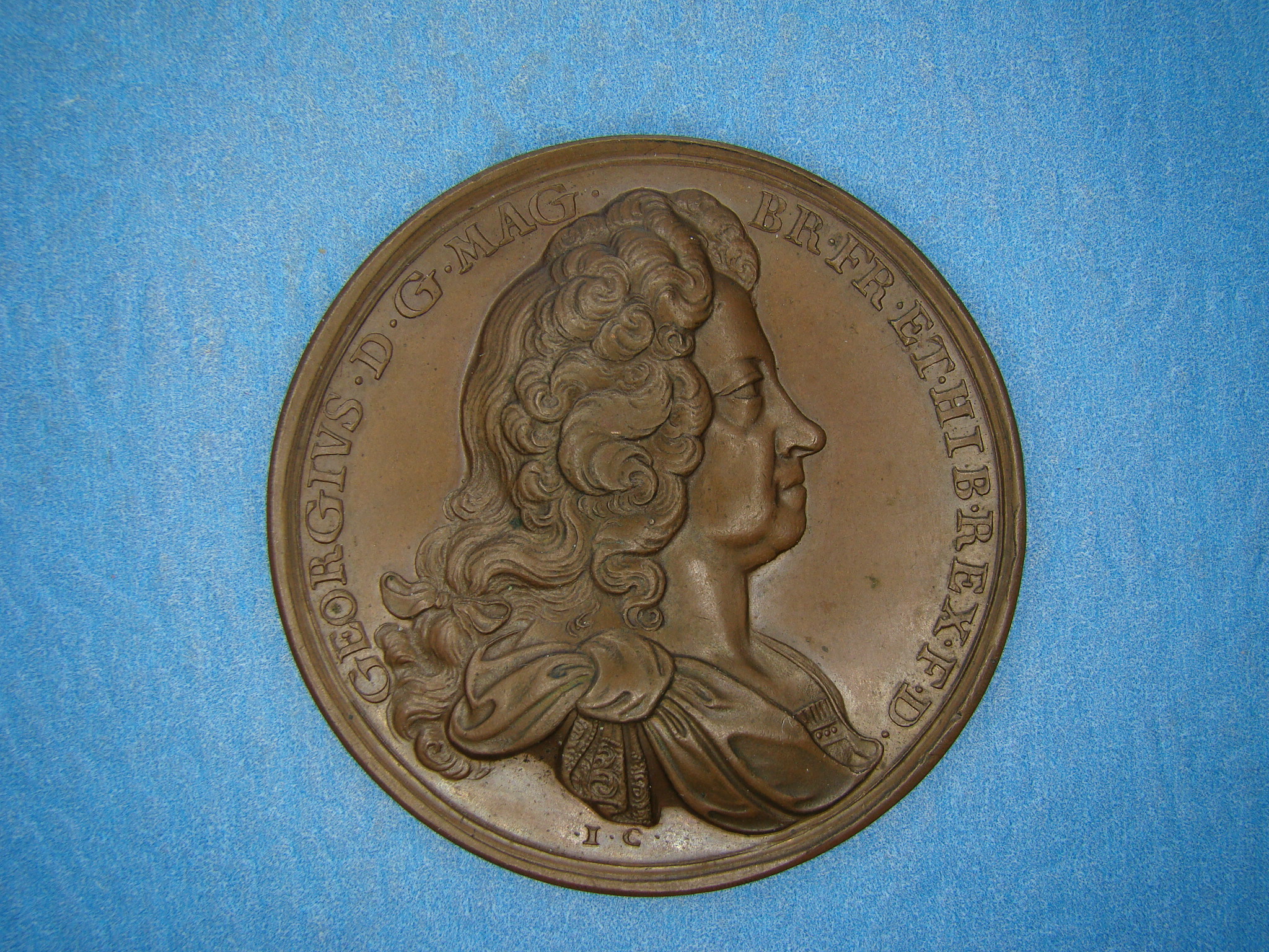 George I, 1717, AE46 - Image 1