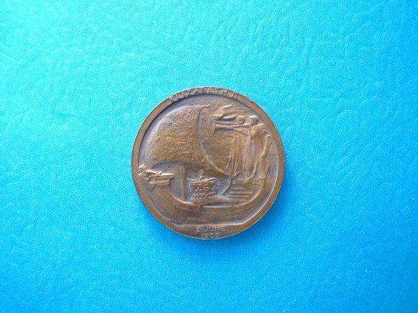 Elizabeth II, 1953, AE37