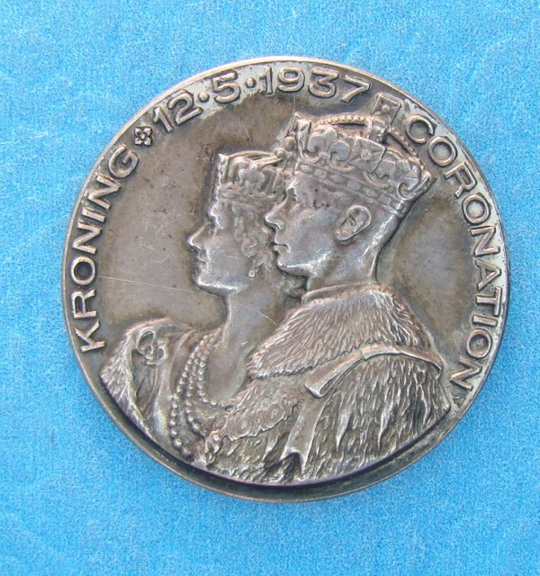 South Africa, 1937, AE36 SILVER GILT