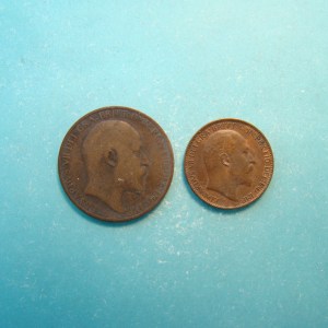Edward VII, 1907, Half Pence/Farthing - Image 1