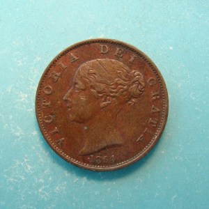 Victoria, 1854, Half Pence - Image 1