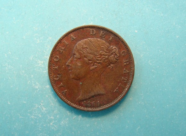 Victoria, 1854, Half Pence