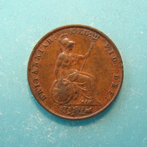Victoria, 1854, Half Pence - Image 2