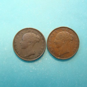 Victoria, 1853,54, Half Pence - Image 1