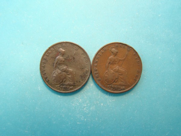 Victoria, 1853,54, Half Pence