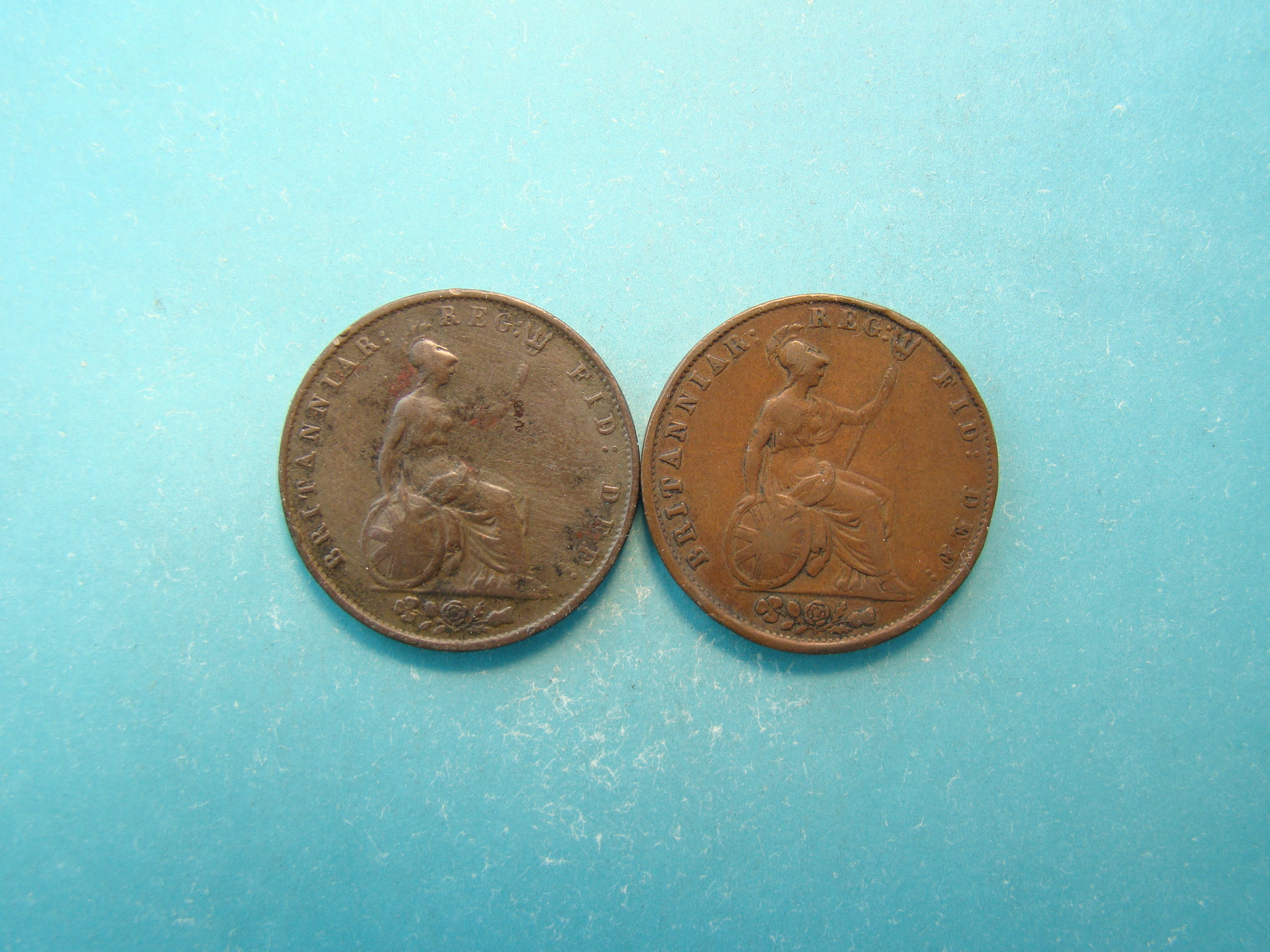 Victoria, 1853,54, Half Pence - Image 2