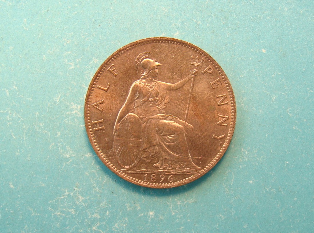 Victoria, 1896, Half Pence - Image 2