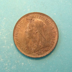 Victoria, 1901, Half Pence - Image 1