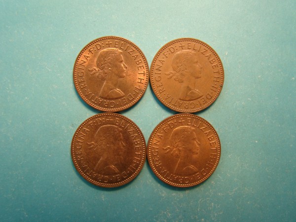 Elizabeth II, 1964-67, Half Pence