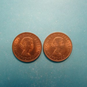 Elizabeth II, 1966-67, Half Pence - Image 1