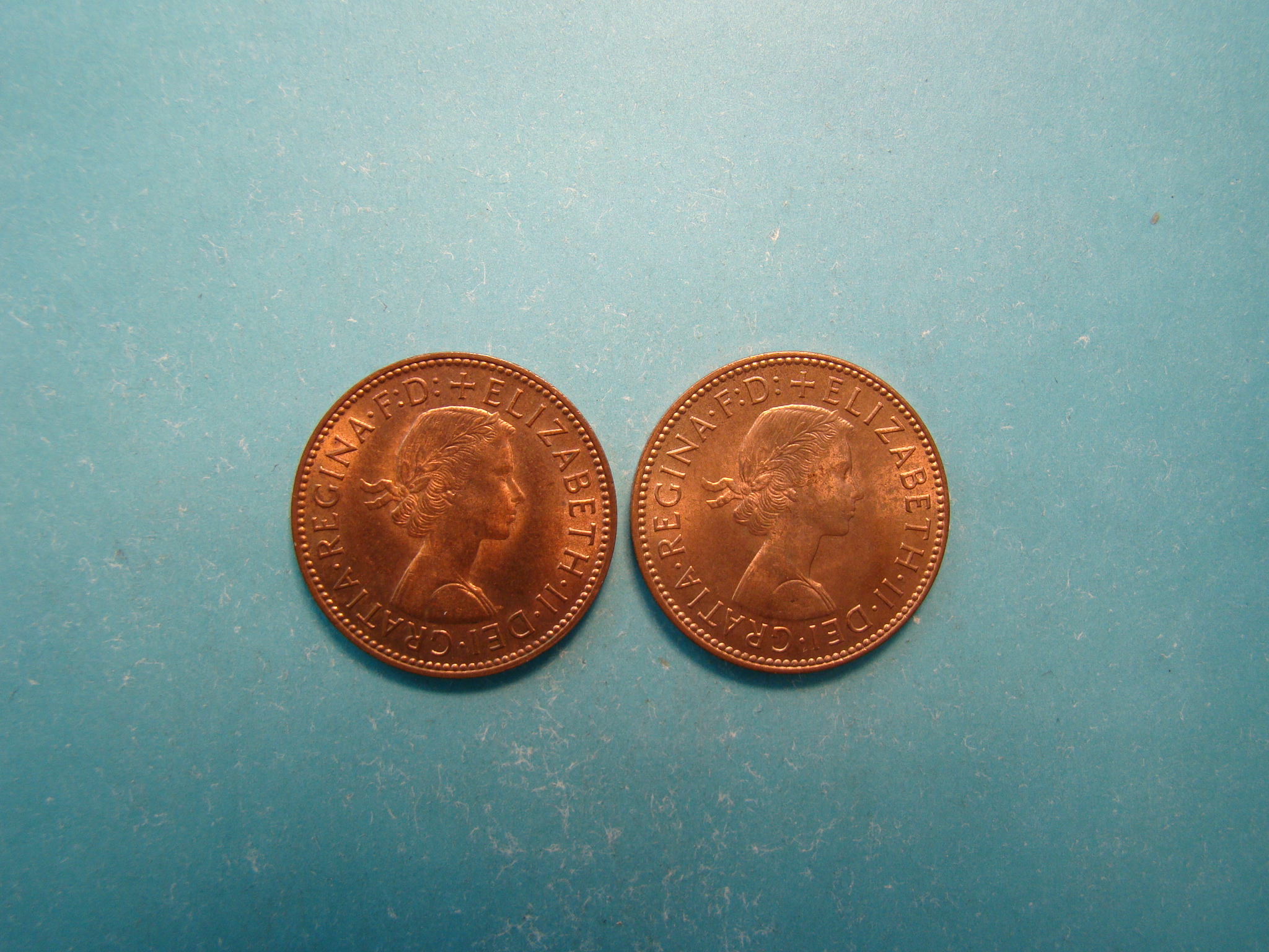 Elizabeth II, 1966-67, Half Pence - Image 1
