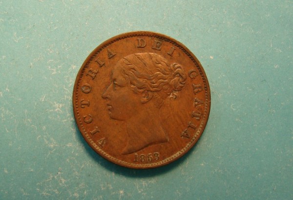 Victoria, 1853, Half Pence