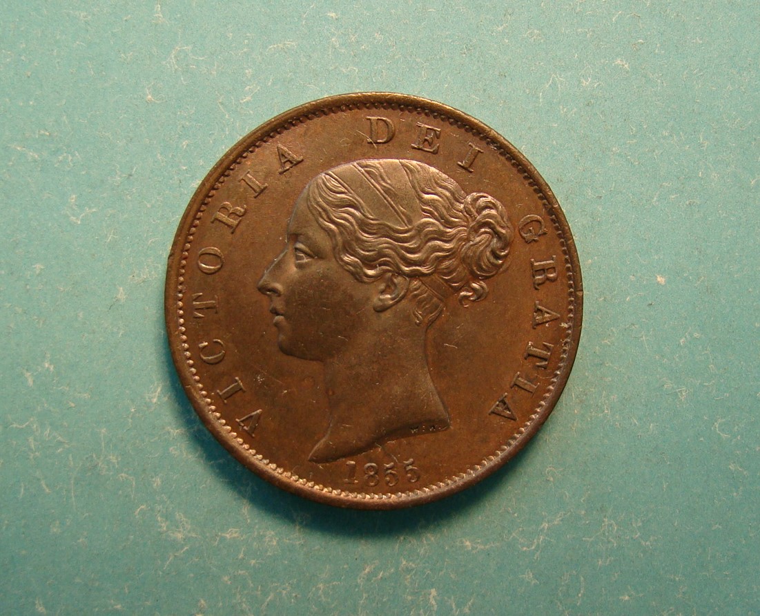 Victoria, 1855, Half Pence - Image 1