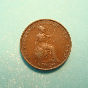 Victoria, 1853, Half Pence - Image 2