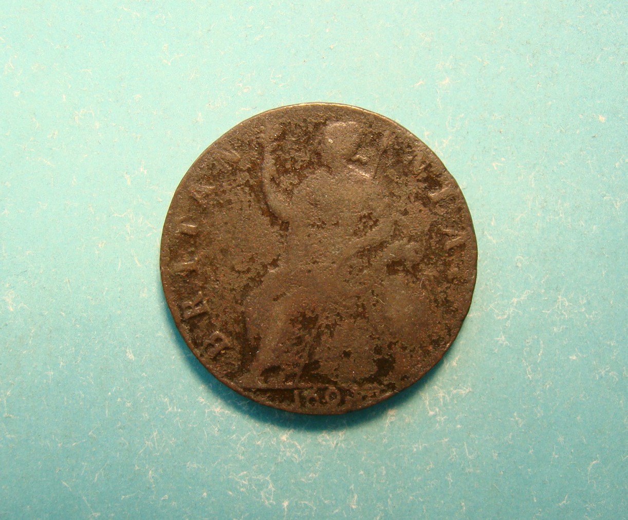 William and Mary, 1694, Half Pence - Image 2