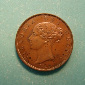 Victoria, 1853, Half Pence - Image 1
