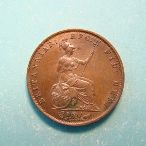 Victoria, 1853, Half Pence - Image 2