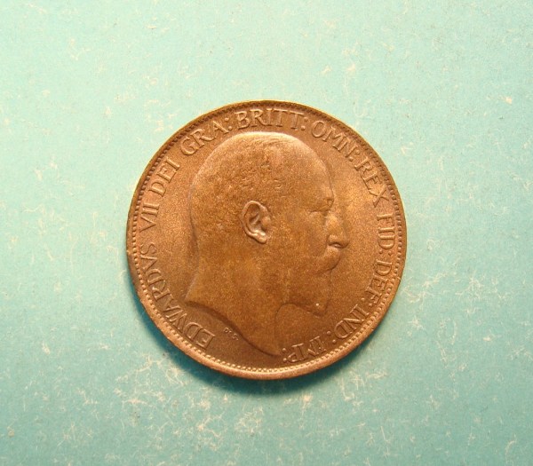 Edward VII, 1902, Half Pence