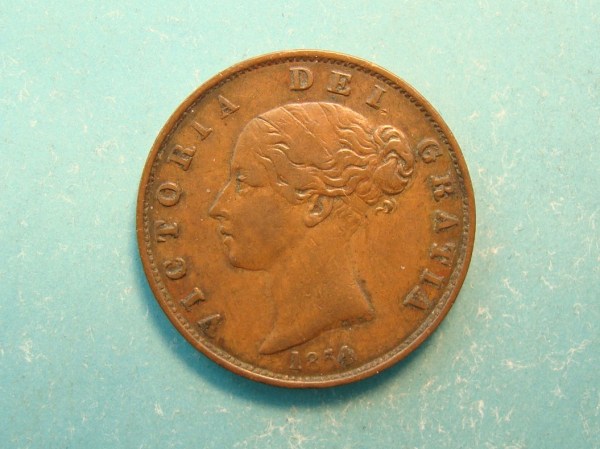 Victoria, 1854, Half Pence