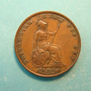 Victoria, 1854, Half Pence - Image 2