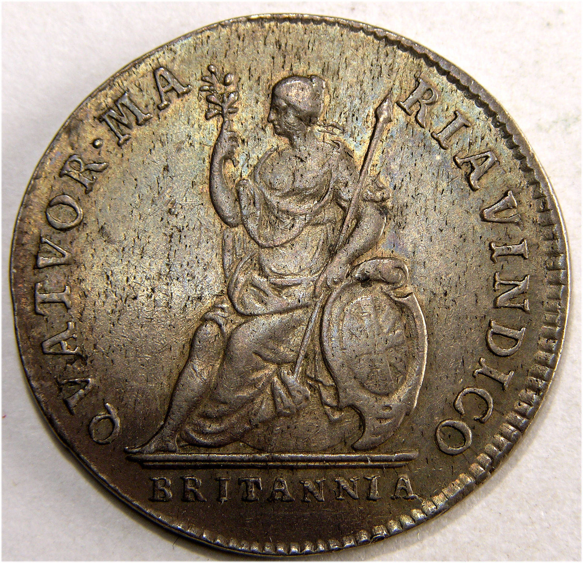 Charles II, 1676, Farthing SILVER PATTERN - Image 2