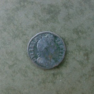 William III, 1699, Farthing, UNBARRED As in BRITANNIA - Image 1