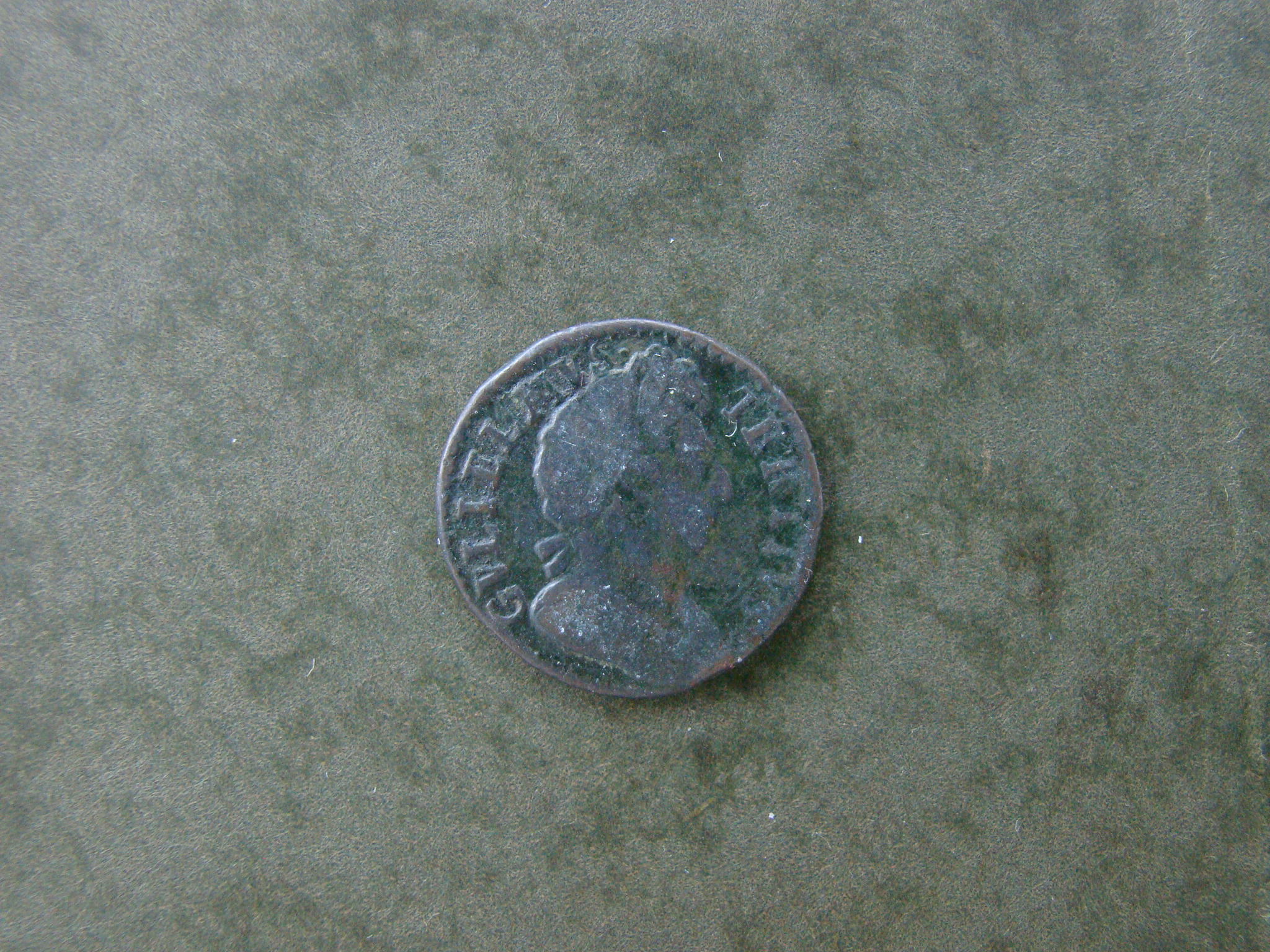 William III, 1699, Farthing, UNBARRED As in BRITANNIA - Image 1