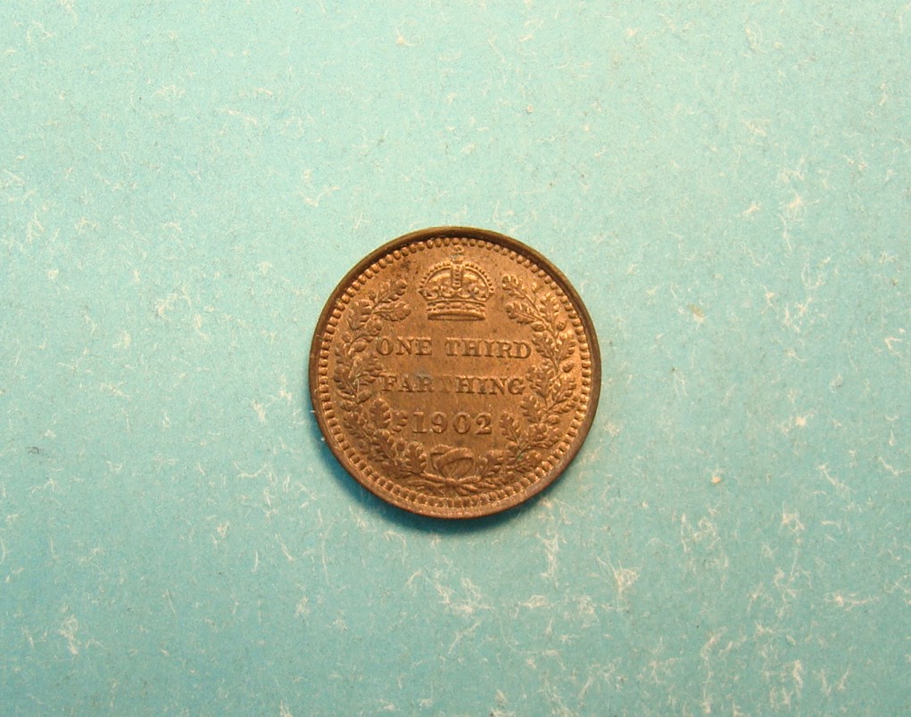 Edward VII, 1902, 1/3 Farthing - Image 2