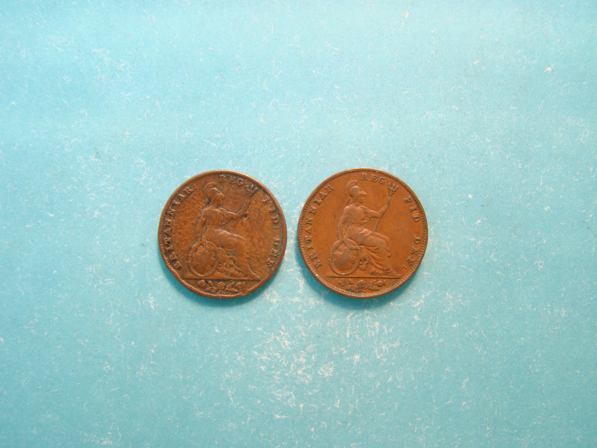 Victoria, 1840,43, Farthing - Image 2