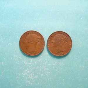 Victoria, 1843,57, Farthing - Image 1