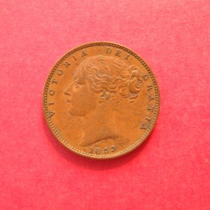 Victoria, 1853, Farthing - Image 1