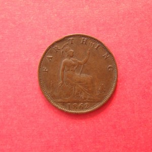 Victoria, 1862, Farthing - Image 2