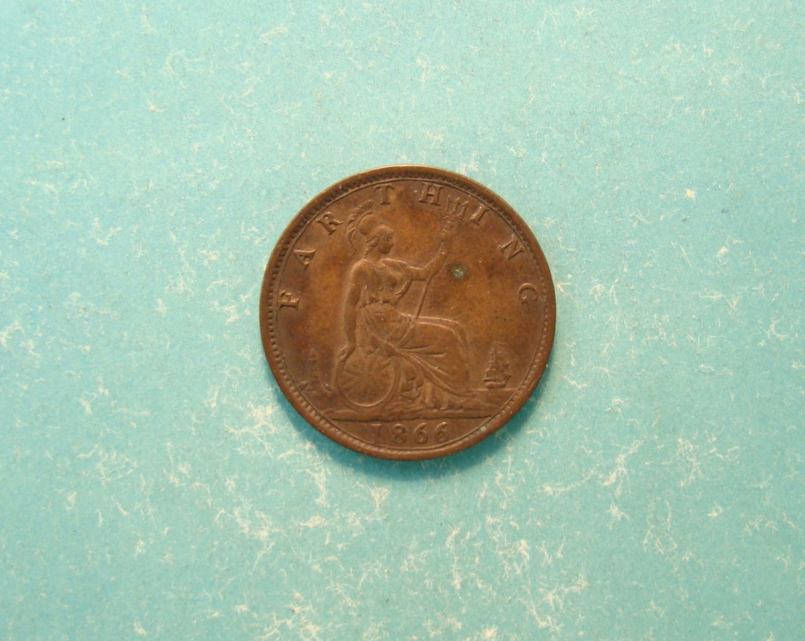Victoria, 1866, Farthing - Image 2