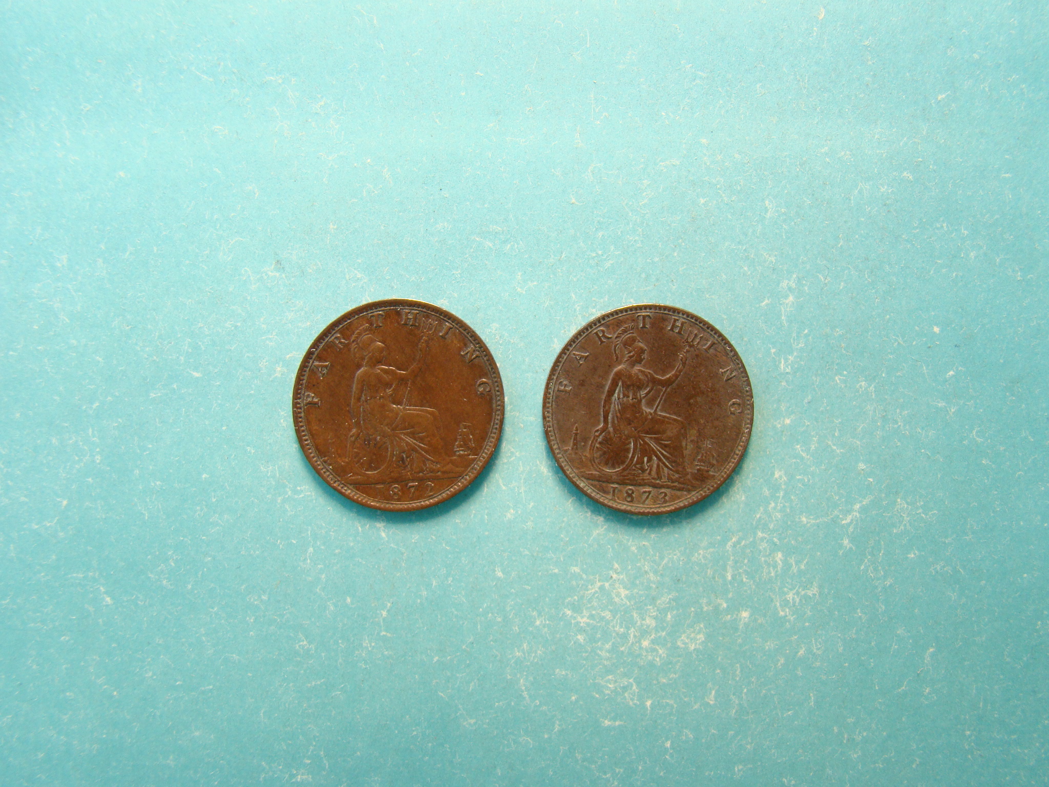 Victoria, 1872,73, Farthing - Image 2