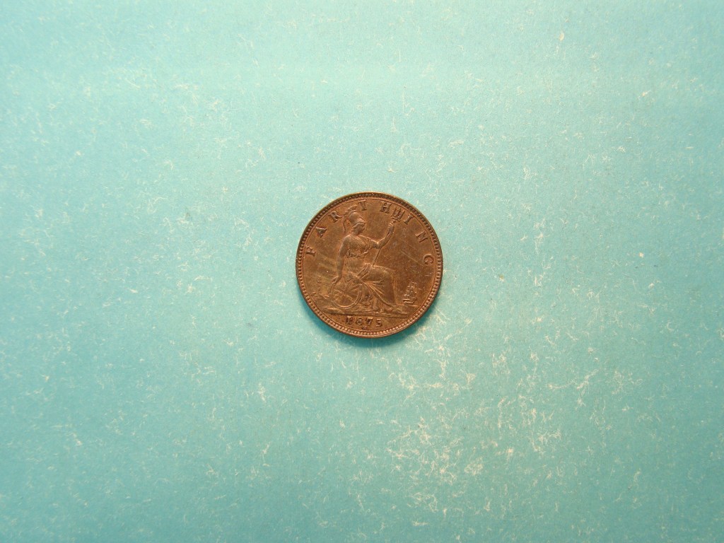 Victoria, 1875H, Farthing