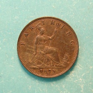 Victoria, 1875H, Farthing - Image 2